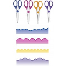 Mönstersax WEDO dekorsax, 16cm, 4 mönstersaxar/fp