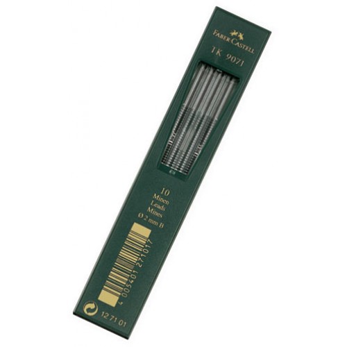 Ritstift Faber-Castell TK9071 3,15mm 4B, 10 stift/etui