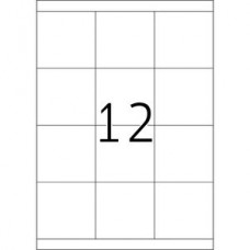 Etiketter Herma 4279 Premium A4 70x67,7mm Vit 100 ark/fp (1200 st etiketter)