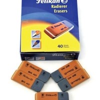 Radergummi Pelikan BR 40 Blått/Vitt/Rött 40/fp