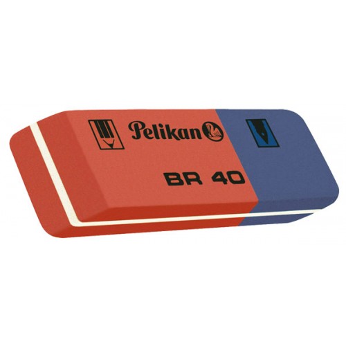 Radergummi Pelikan BR 40 Blått/Vitt/Rött 40/fp