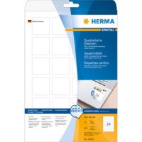 Etiketter Herma Movables 10108 A4 40,0x40,0mm Vit 25 ark/fp