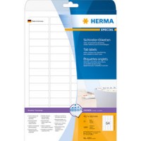Etiketter Herma Movables 4201 A4 45,7x16,9mm Vit 25 ark/fp