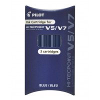 REFILL Patron Pilot BXS-IC-L-S3 Hi-Tecpoint V5/V7 refillable Blå 3/fp