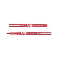 Rollerballpenna Pilot BXC-V5-R Hi-Tecpoint V5 Cartridge System 0.5 Röd 1/fp
