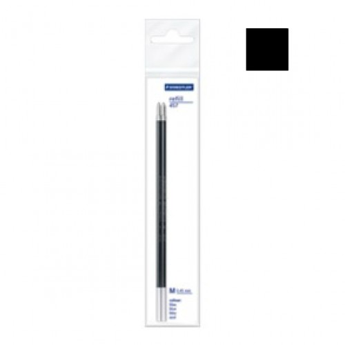 Kulspetspatron/refill Staedtler 457 M-9 Medium Svart 2/fp