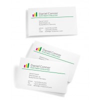 Visitkort Sigel 3C LP795, 225g, 85x55mm Raka hörn, Vit 100st/fp