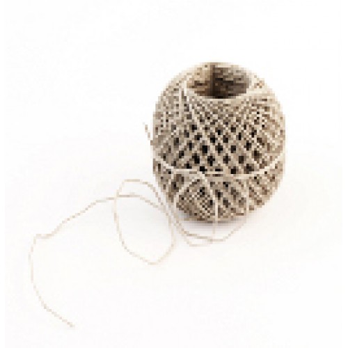 Hampasnöre/Bindgarn Hampa, Ø1mm, Natur, 45 meter/rulle