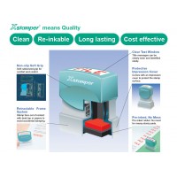 Stämpel Artline Xstamper "Bokfört" Blå