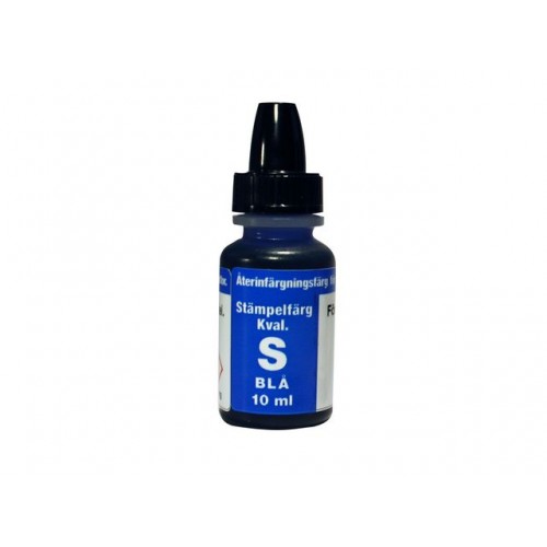 Stämpelfärg UniStamp, för självfärgande stämplar, Blå, 10ml