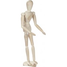 Modelldocka/Manekis Figur Man av trä 14cm