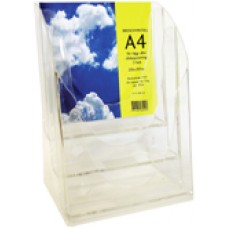 Broschyrställ 3 fack A4 Stående