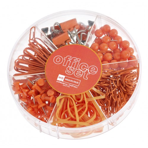 Kontorsset Miquelrius Office Set Candy Colour Orange Kontorsset Miquelrius Office Set Candy Colour Orange
