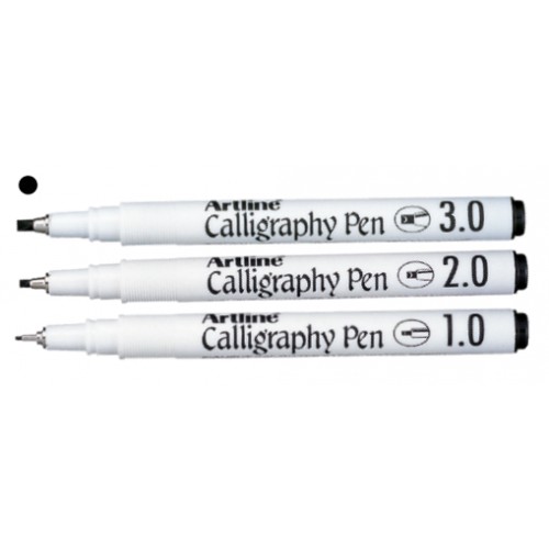 Kalligrafipennor Artline EK-240 Calligraphy Pen Svart 3/fp