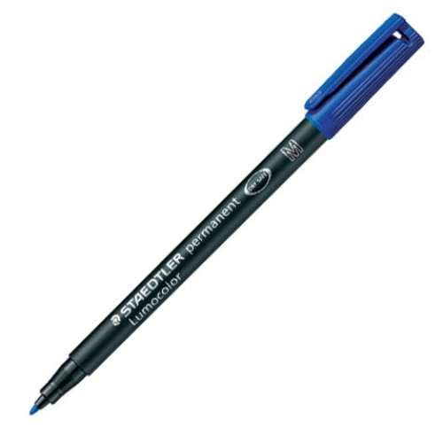 Märkpenna Staedtler Lumocolor permanent pen 317-3 Medium Blå Märkpenna Staedtler Lumocolor permanent pen 317-3 Medium Blå