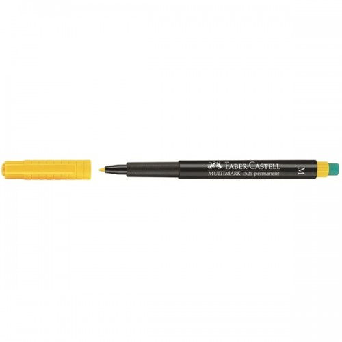 Märkpenna permanent Faber Multimark 1525 Medium Gul 1/fp Märkpenna permanent Faber Multimark 1525 Medium Gul 1/fp