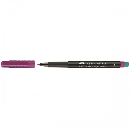 Märkpenna permanent Faber Multimark 1525 Medium Violett 1/fp