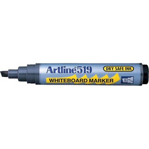 Whiteboardpennor Artline EK-519 Snedskuren spets, Svart 1/fp