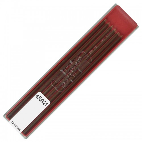 Ritstift/Färgstift Koh-I-Noor (4300/21) 2,0mm Brun, 12/fp Ritstift/Färgstift Koh-I-Noor (4300/21) 2,0mm Brun, 12/fp