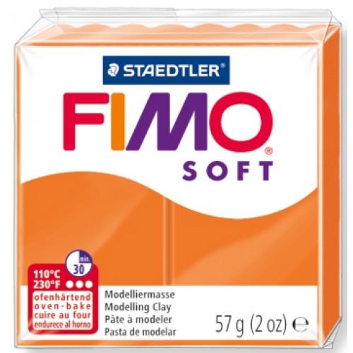 Fimo Soft modellera Tangerine (8020-42), 57g