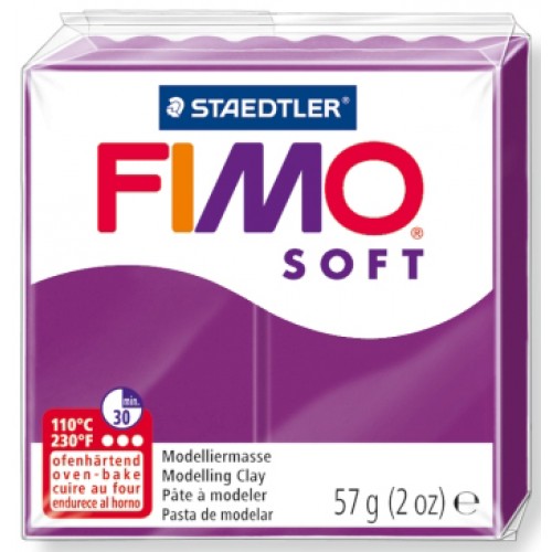 Fimo Soft modellera Purple (8020-61), 57g