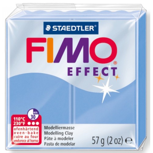 Fimo Effect modellera Gemstone Agate Blue (8020-386), 57g