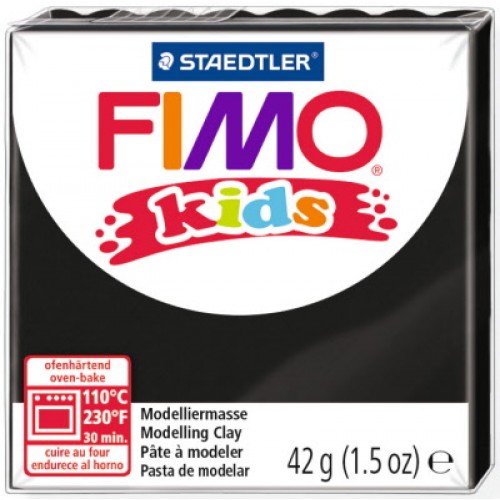 Fimo Kids modellera Black (8030-9), 42g