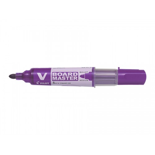 Whiteboardpenna Pilot Begreen V Board Master rund Violett/Lila