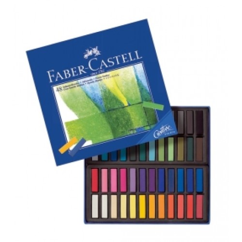 Torrpastellkritor/Soft Pastell kritor Faber-Castell 48 färger
