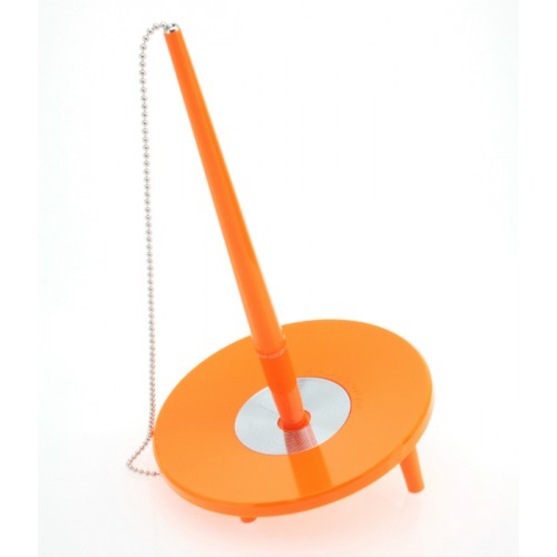 Kulspetspenna med ställ Ballograf Epoca Bank DeskSet Orange (med kedja)