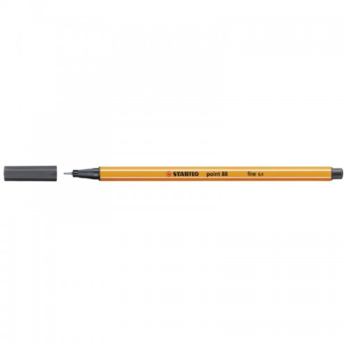 Fineliner Stabilo Point 88 Mättad Grå (97) 1/fp
