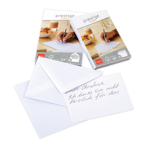 Elco Prestige Kort (skrivkort) A7, 50 kort/fp