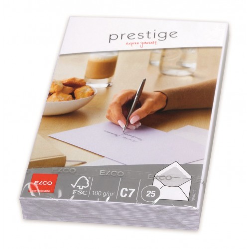 Elco Prestige Kuvert C7, 25 kuvert/fp