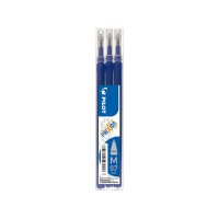 Pilot Pen: Korsordspenna Pilot Frixion Clicker 07 Rollerball BLRT-FR7 0,7mm, 4 färger/fp (svart, blå-svart, blå, röd) + 3 st Refill (9522)