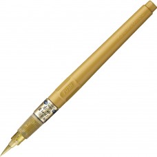 Penselpenna Zig Kuretake Fude Pen "Chuji" No.60 Gold (guld)