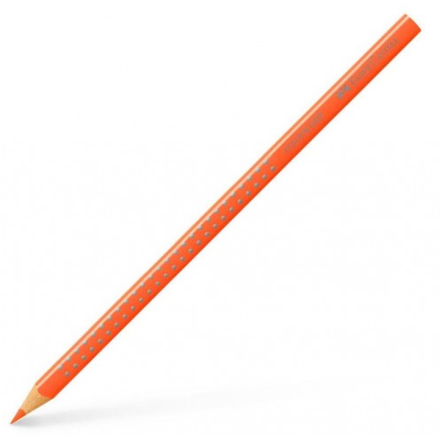 Akvarellpenna/Färgpenna Faber-Castell Grip Colour trekantig Neonorange (orange neon) ,12 pennor/fp