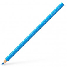 Akvarellpenna/Färgpenna Faber-Castell Grip Colour trekantig Neonblå (blue neon) ,12 pennor/fp