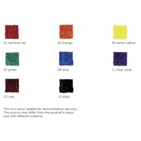 Vaxkritor Stockmar bivax, plåtask med 8 st stiftkritor & 8 st blockkritor