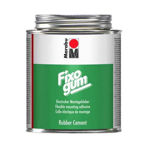 Gummiklister Marabu Fixogum, 500 gram, i plåtburk (syrafritt), Rubber Cement