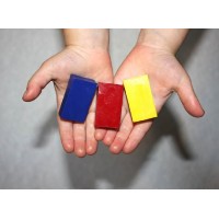 Vaxblock/Vaxkritor Stockmar Solgul (44) 12 kritor/ask