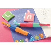 Stiftpenna Stabilo EASYergo 1,4mm Högerhänta Aquamarin/neongrön