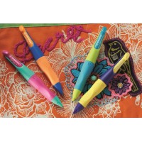 Stiftpenna Stabilo EASYergo 1,4mm Vänsterhänta Ultramarinblå/Neonorange