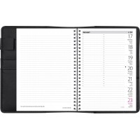 Burde Liten Veckokalender svart konstläder med slejf Burde Liten Veckokalender svart konstläder med slejf