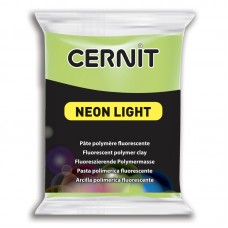 Cernit Neon Light modellera 56 gram, Neongrön/Neon Green (600)