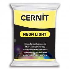 Cernit Neon Light modellera 56 gram, Neongul/Neon Yellow (700)
