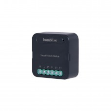 Fjärrströmbrytare, enkanalig, WiFi, Hombli Smart Switch Module, 10A, Svart