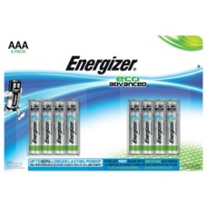 Batterier Energizer Eco Advanced Alkaliska AAA LR3 8/fp