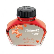 Bläck till reservoarpenna Pelikan 4001 Glasflaska 30ml Röd