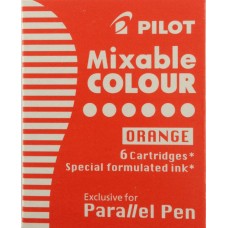 Patron Pilot Parallel Pen Mixable Colour IC-P3-S6-O till Pilot Parallel pen Orange 6/ask